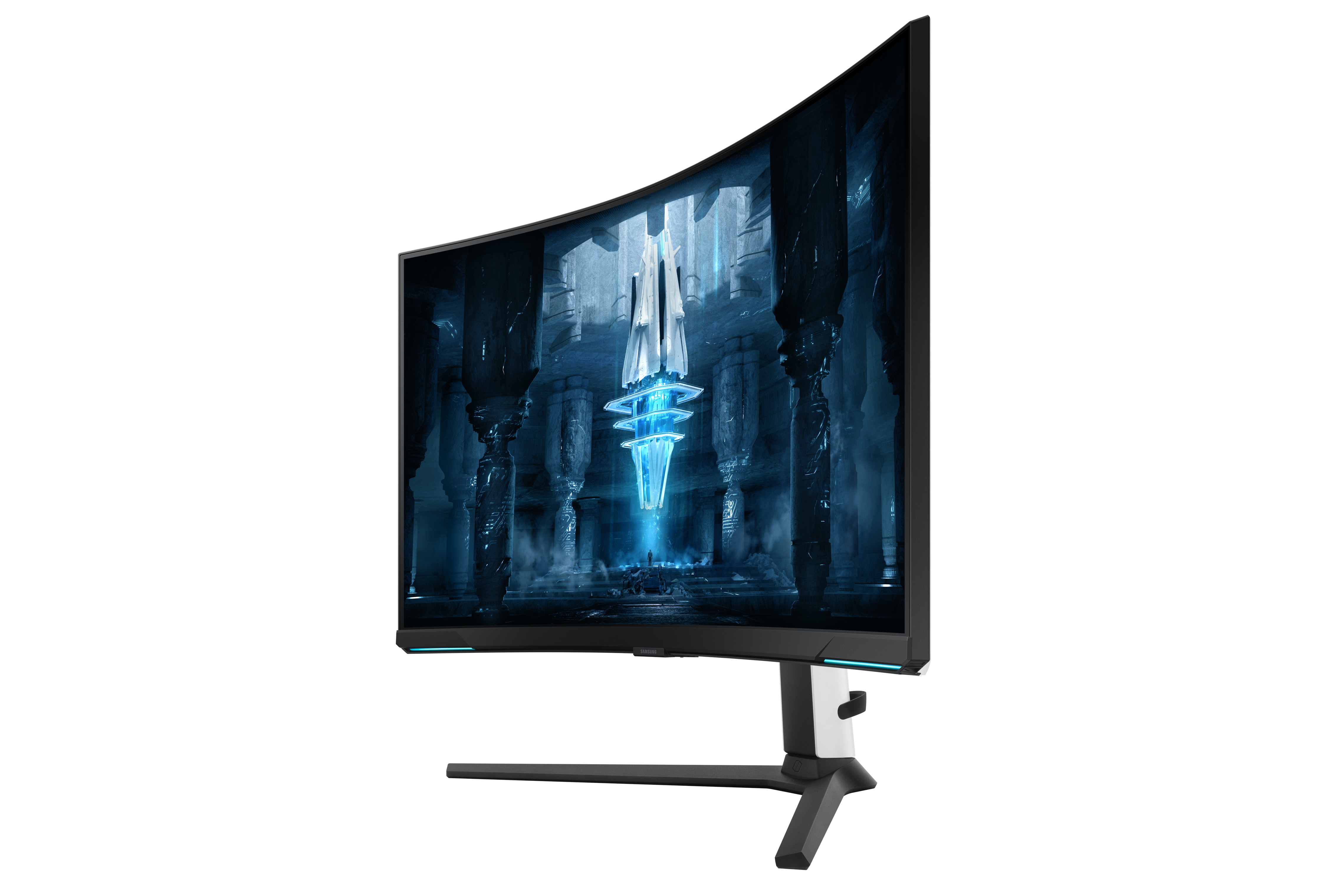 Samsung G85NB computer monitor 81.3 cm (32) 3840 x 2160 pixels 4K Ultra HD LED White