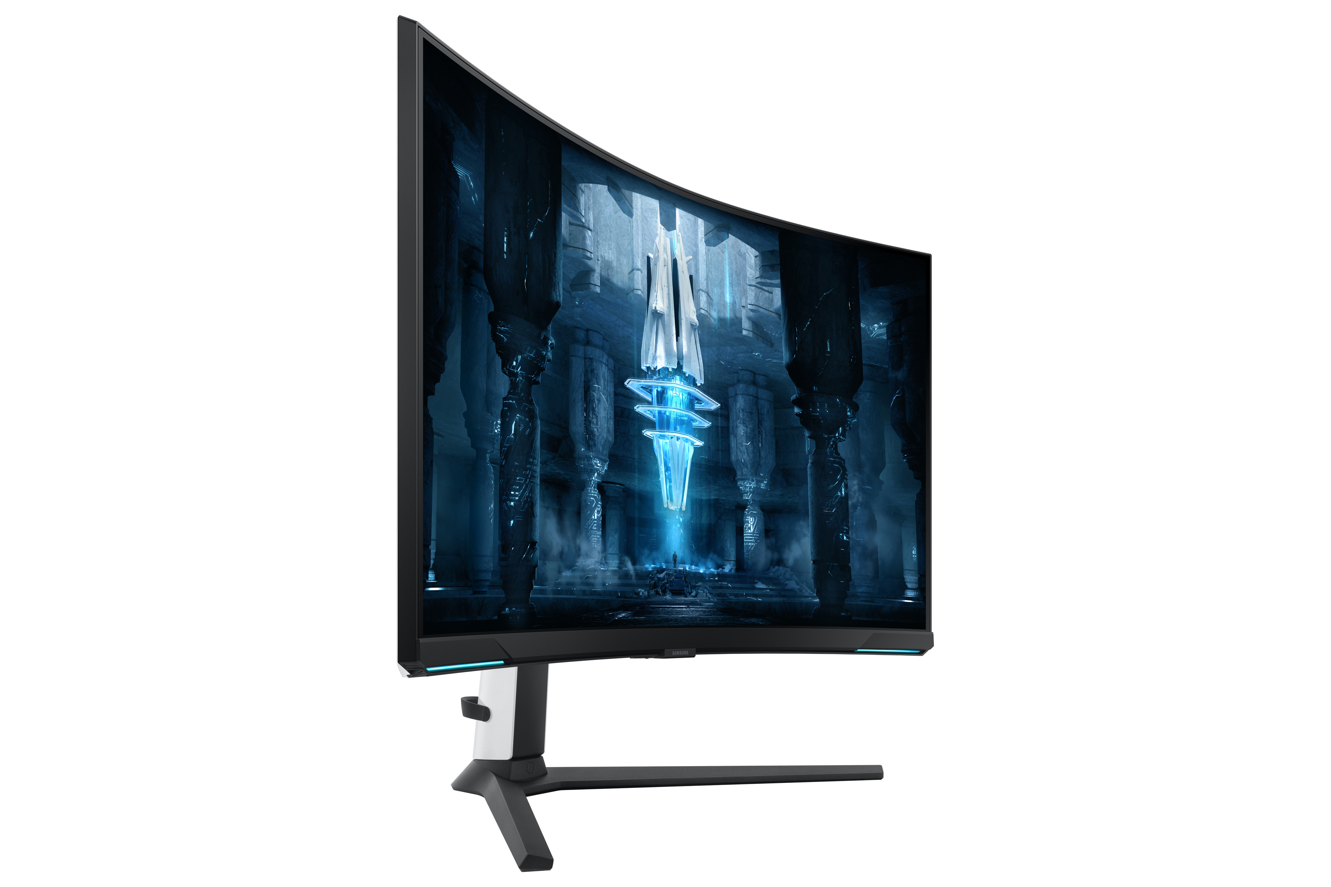 Samsung G85NB computer monitor 81.3 cm (32) 3840 x 2160 pixels 4K Ultra HD LED White