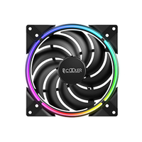 Pccooler MAX 140mm Gehuselfter in FRGB - Ventilator - 14 cm - 1000 RPM - 2000 RPM - 29 dB - 72 cfm