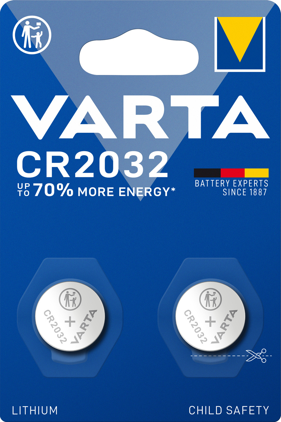 Varta 06032101402  Varta 06032 Single-use battery CR2032 Lithium