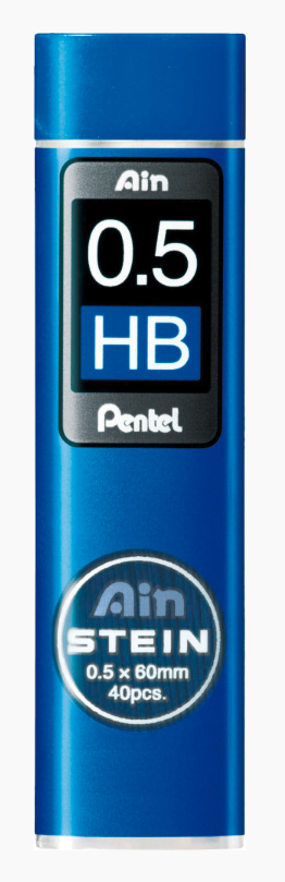 Pentel C275-HBO ricaricatore di penna Fine Grigio 40 pz