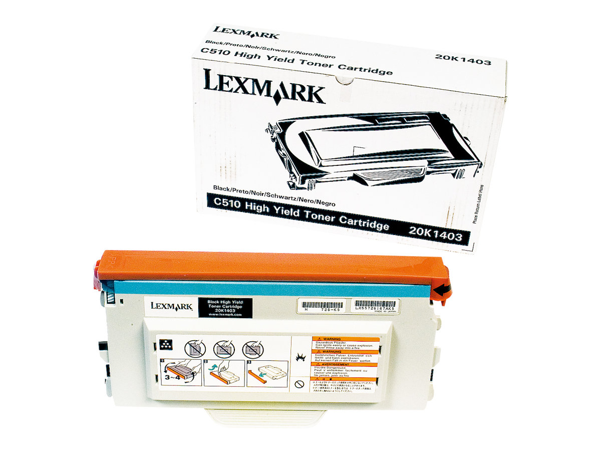 Lexmark 20K1403 cartuccia toner 1 pz Originale Nero