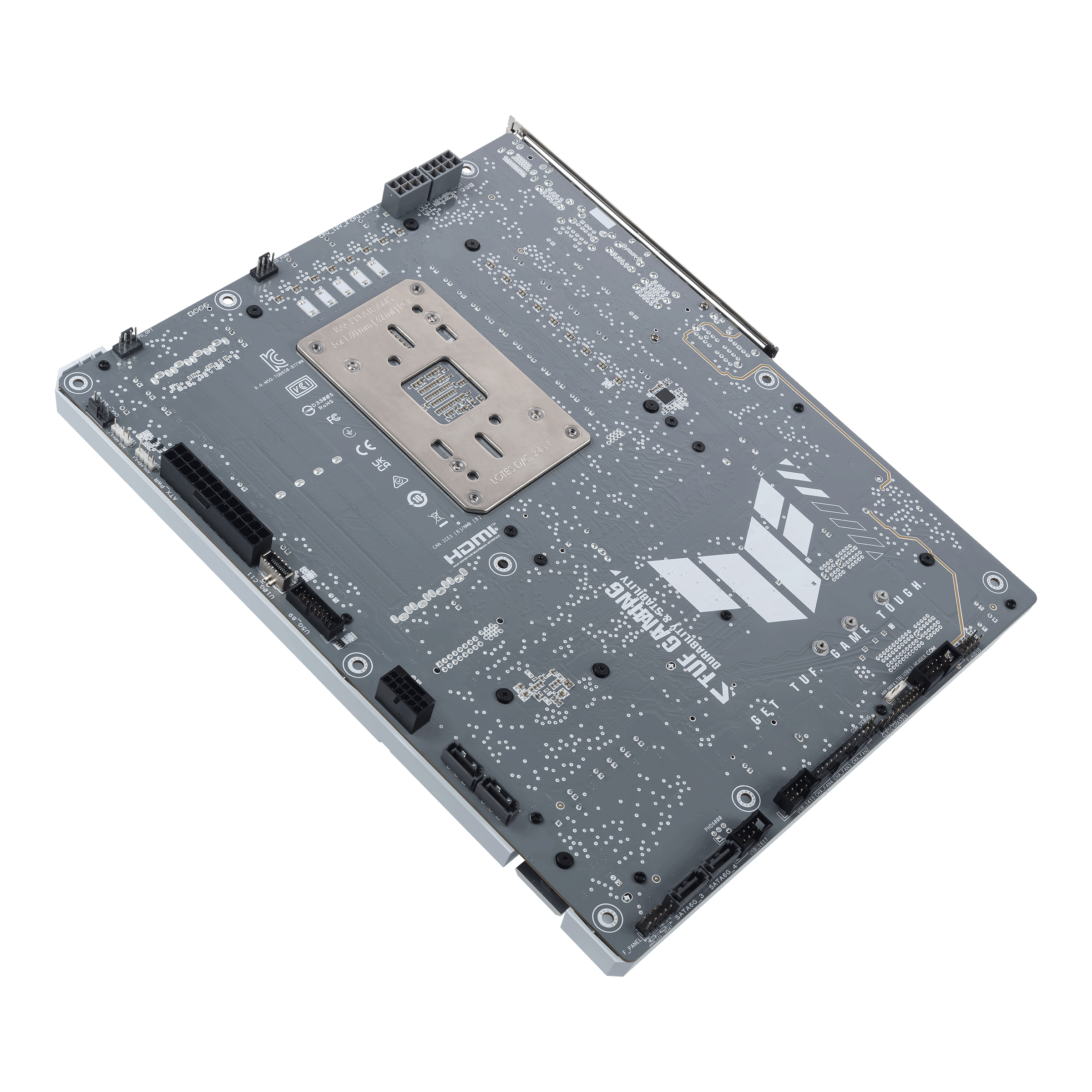 ASUS TUF GAMING B850-BTF WIFI W - Motherboard - ATX - Socket AM5 - AMD B850 Chipsatz - USB-C 3.2 Gen 2x2, USB-C 3.2 Gen2, USB 3.2 Gen 2, USB 3.2 Gen 1, USB4 - Wi-Fi 7, 2.5 Gigabit LAN, Bluetooth - Onboard-Grafik (CPU erforderlich)