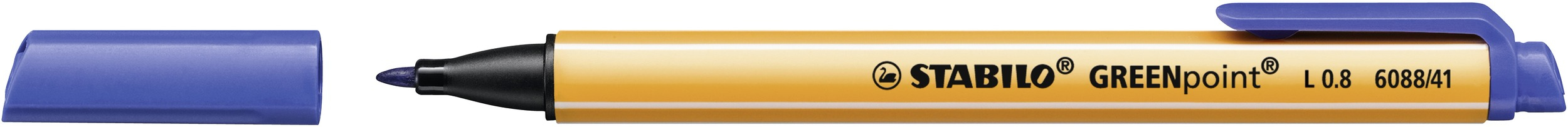 STABILO GREENpoint - Filzstift - Blau - 0.8 mm