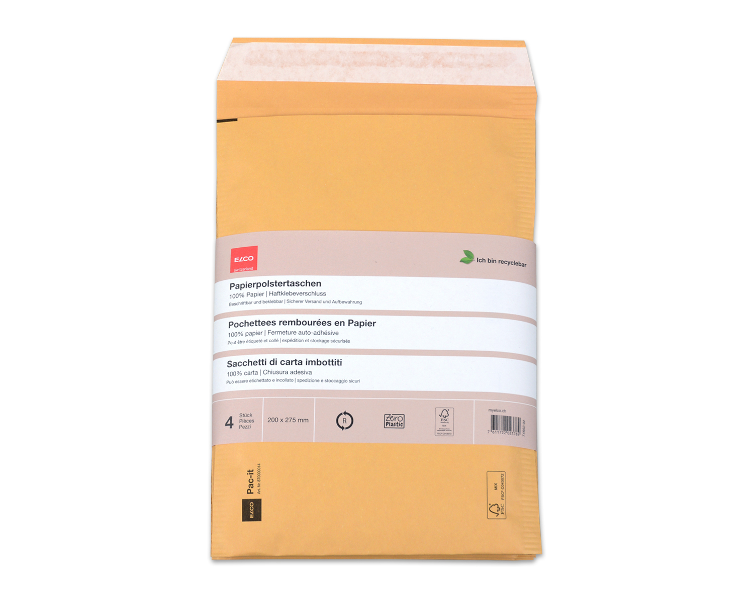 Elco Polstertaschen DIN A5 braun - B�rokleinmaterial