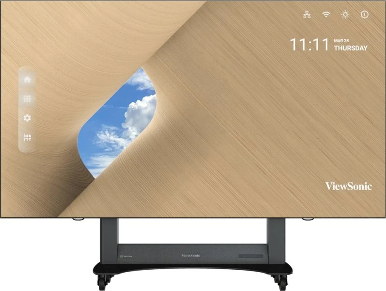 Viewsonic LDS138-151 �cran daffichage dynamique �cran plat de signalisation num�rique 3,51 m (138) LED Wifi 600 cd/m� Full HD Noir