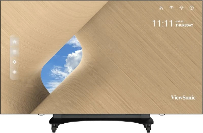 Viewsonic LDS138-151 �cran daffichage dynamique �cran plat de signalisation num�rique 3,51 m (138) LED Wifi 600 cd/m� Full HD Noir