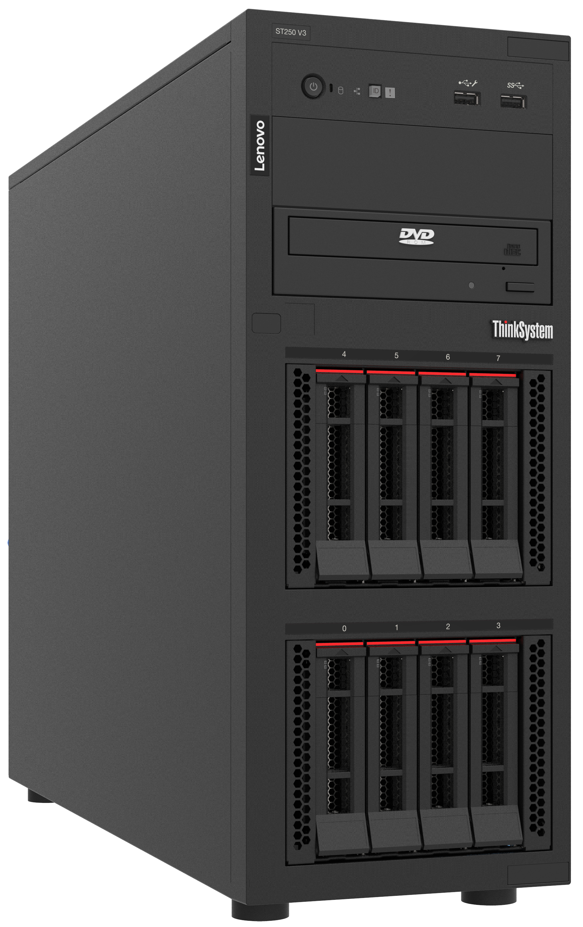Lenovo ThinkSystem ST250 V3 serveur Tower Intel� Xeon� 6315P 2,8 GHz 16 Go DDR5-SDRAM 800 W