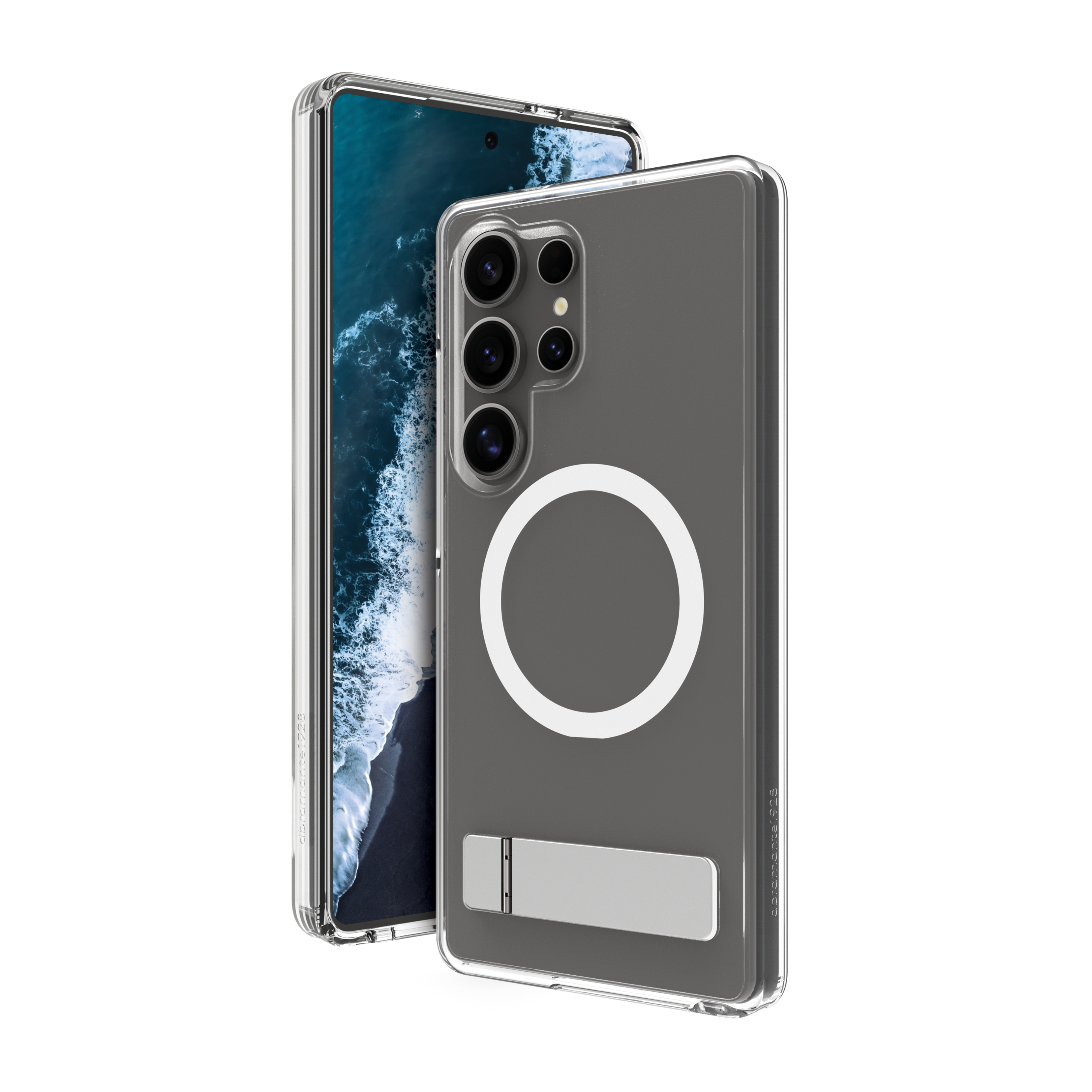 dbramante1928 Iceland Pro Qi2 Kick Beskyttelsescover Ice-clear Samsung Galaxy S25