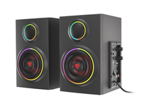 natec SPEAKERS 2.0 HELIUM 300 BT BLACK ARGB - Lautsprecher