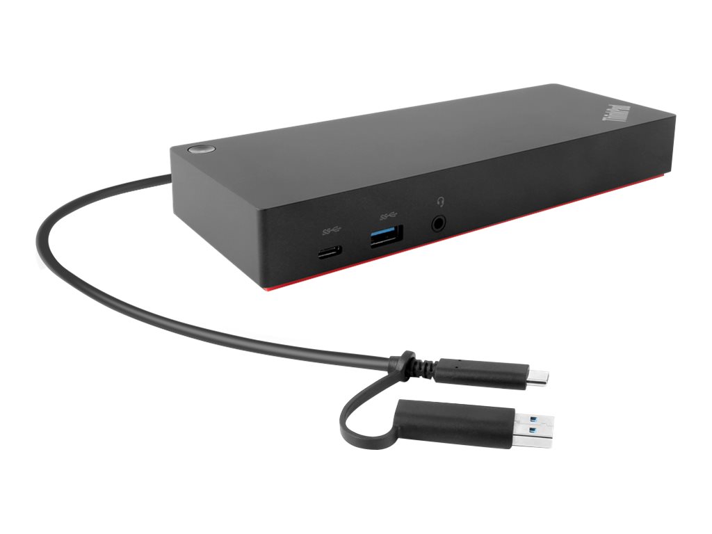 Lenovo ThinkPad Hybrid USB-C with USB-A Dock Cablato USB 3.2 Gen 2 (3.1 Gen 2) Type-C Nero