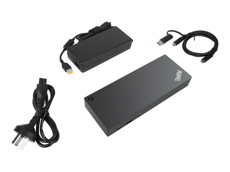 Lenovo ThinkPad Hybrid USB-C with USB-A Dock Cablato USB 3.2 Gen 2 (3.1 Gen 2) Type-C Nero