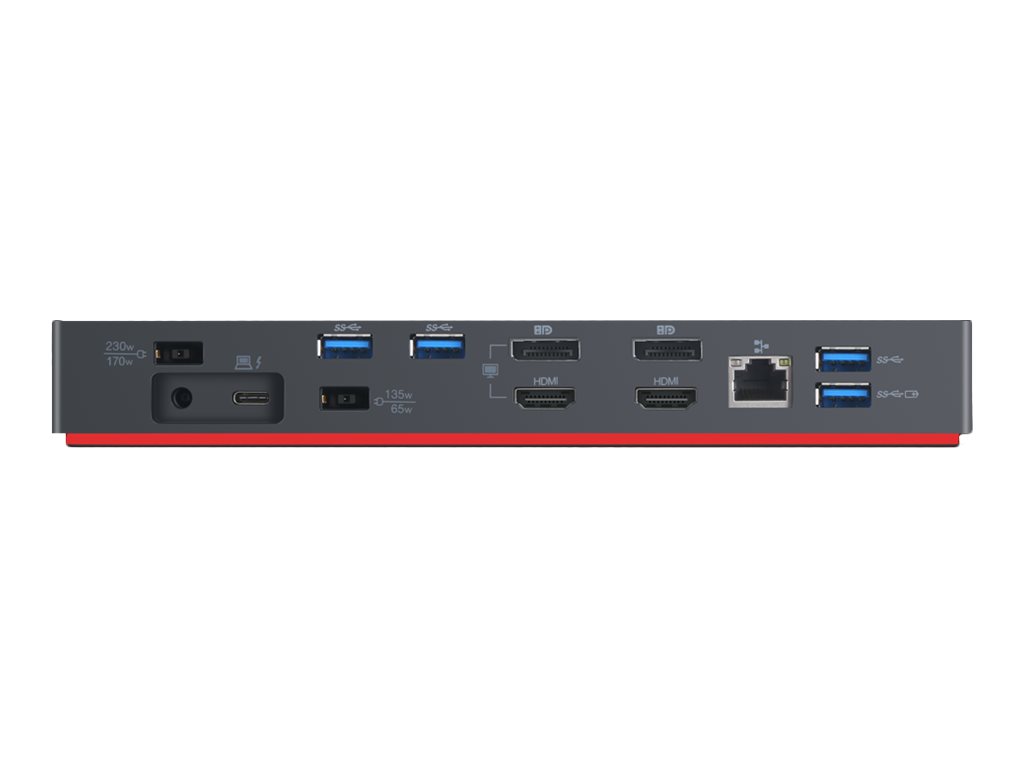 Lenovo ThinkPad Thunderbolt 3 Workstation Gen 2 Wired Black