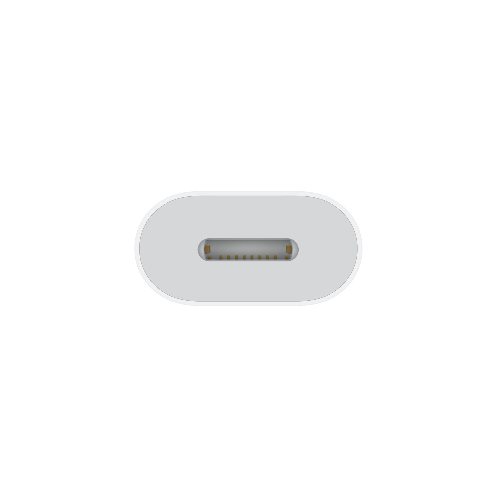 Apple MUQX3ZM/A cable gender changer USB Type-C Lightning White