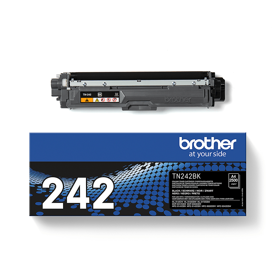 Brother TN-242BK cartucho de t�ner 1 pieza(s) Original Negro