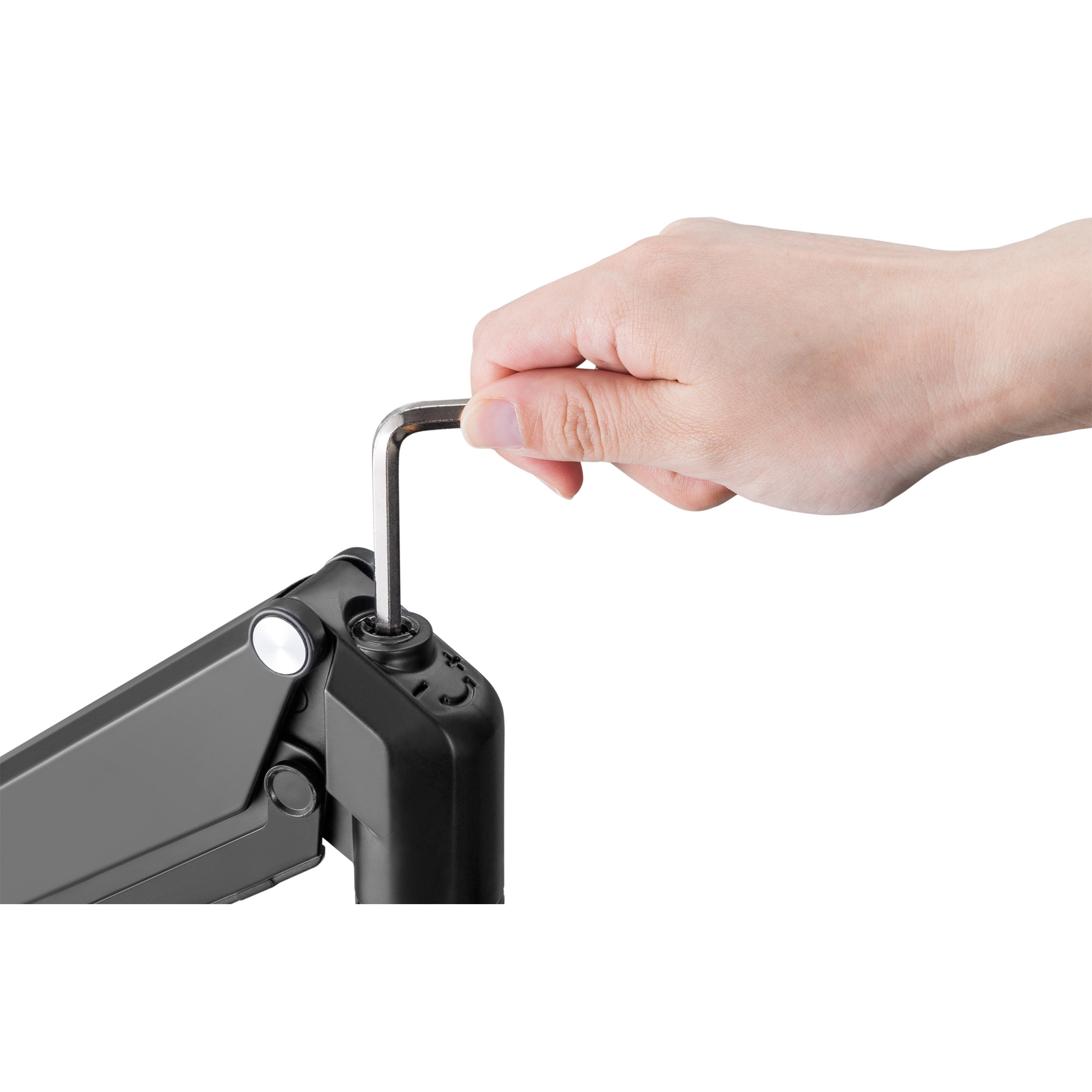 InLine da tavolo con elevatore, per due monitor fino a 82 cm (32), 9 kg