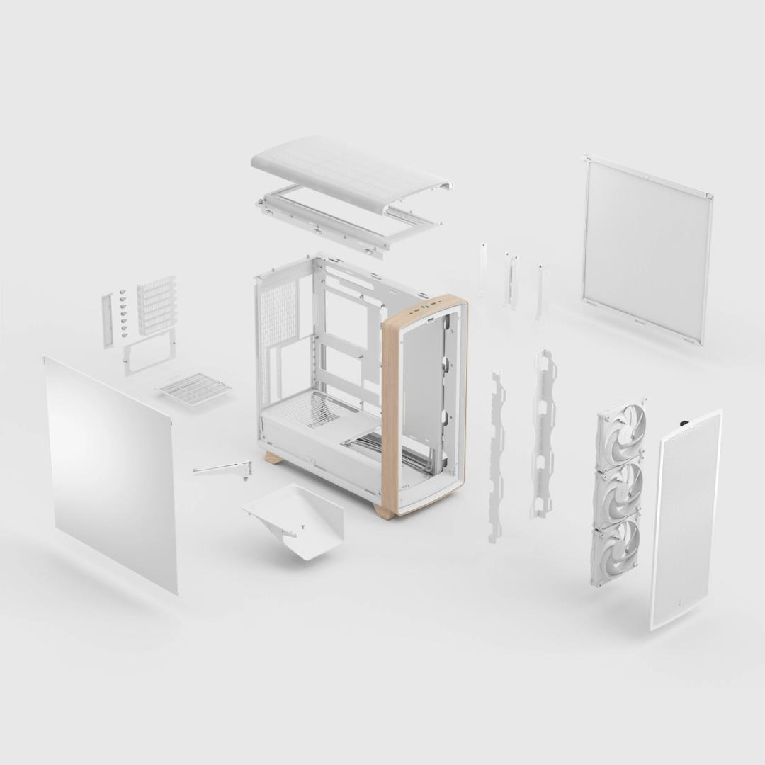 Fractal Design Summit Chalk Solid - ATX-Geh�use - E-ATX - keine Spannungsversorgung (ATX)