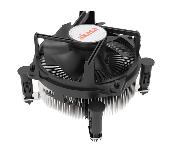 Akasa AK-CC6606BP01 - Khlkrper/Radiator - 9 cm - 36 dB - 40,9 cfm - Aluminium - Schwarz