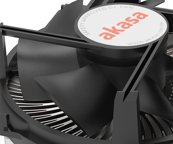 Akasa AK-CC6606BP01 - Khlkrper/Radiator - 9 cm - 36 dB - 40,9 cfm - Aluminium - Schwarz