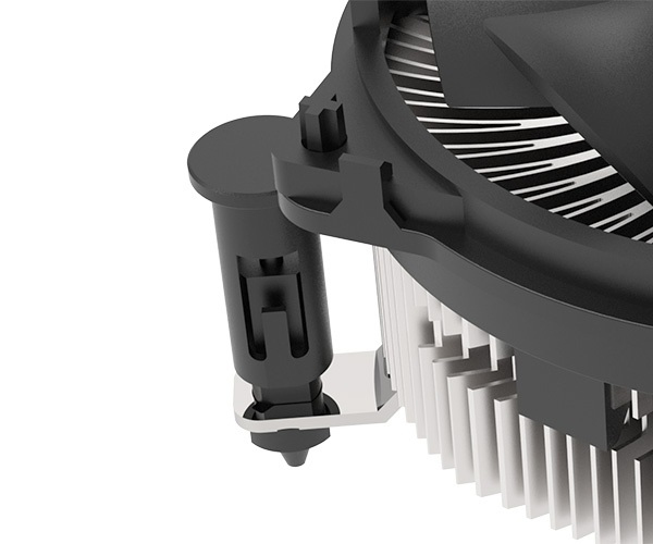 Akasa AK-CC6606BP01 - Khlkrper/Radiator - 9 cm - 36 dB - 40,9 cfm - Aluminium - Schwarz