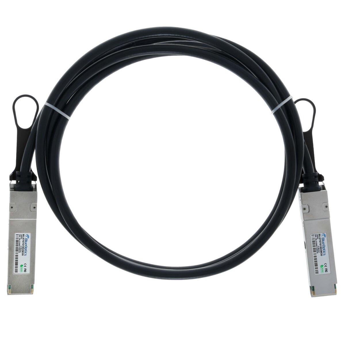 BlueOptics NVIDIA MCP1650-V002E26_FF QSFP56 Direct Attach Kabel, 200Gb/s,30AWG, 2 Meter