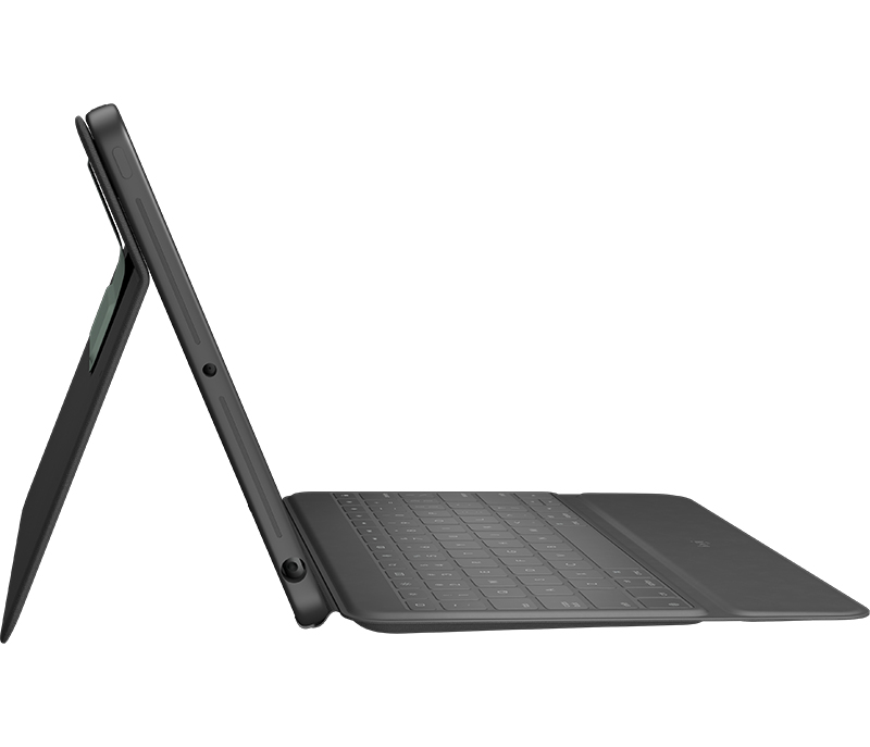 Logitech Rugged Folio - Tastatur und Foliohlle - Apple Smart connector - Pan-Nordic - fr Apple 10.2-inch iPad (7. Generation, 8. Generation, 9. Generation)