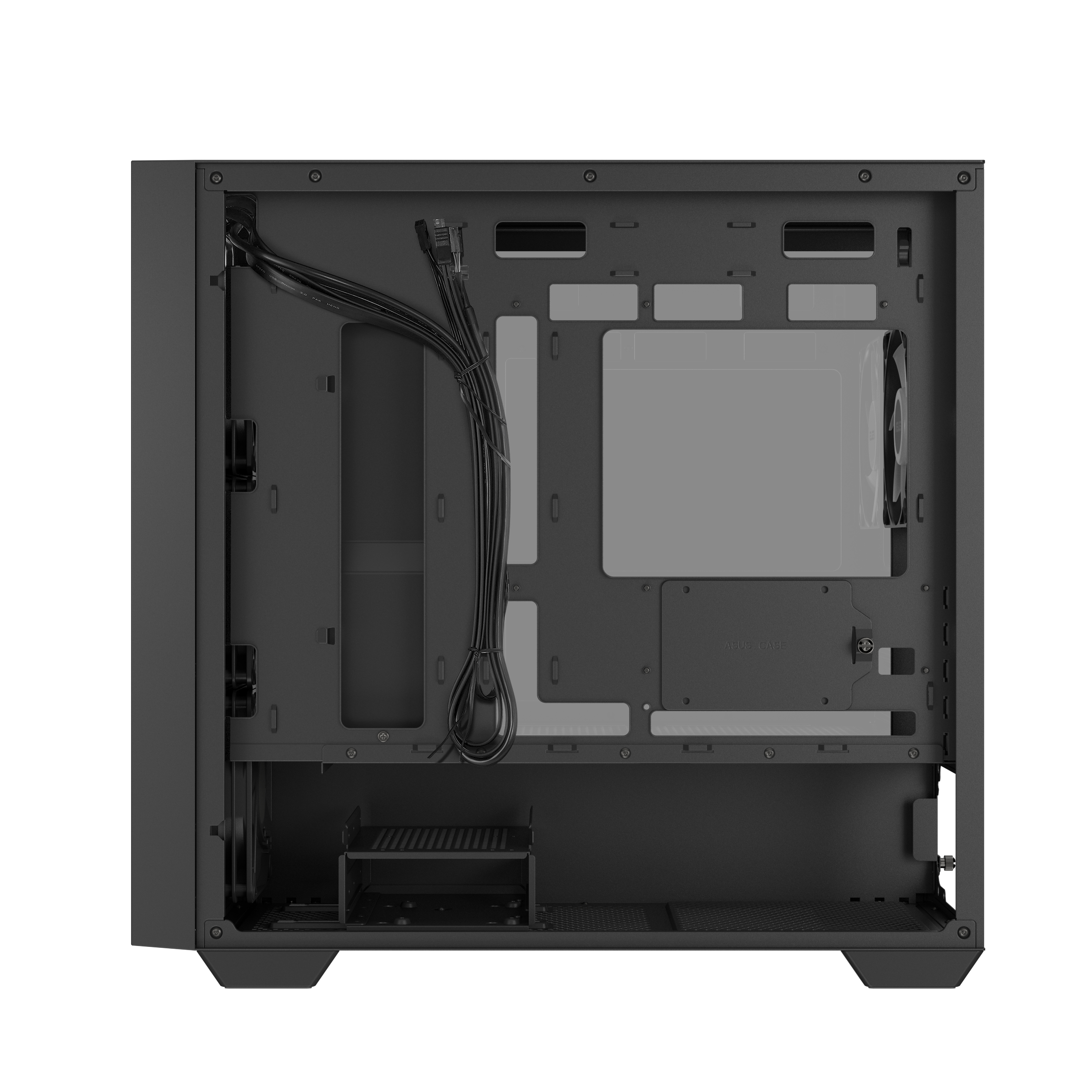 ASUS A21 Plus - microATX - Seitenteil mit Fenster (gehrtetes Glas)
