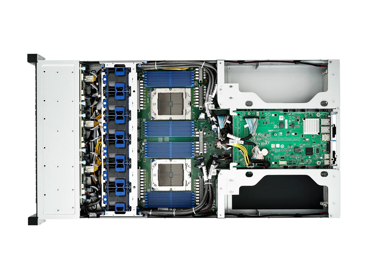 MiTAC B8261T85E24HR-2T - Server - Rack-Montage - 2U - zweiweg - keine CPU - NVMe - Hot-Swap 6.4 cm (2.5)