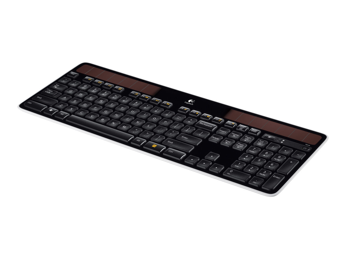 Logitech Wireless Solar Keyboard K750 teclado Universal RF inalmbrico QWERTY Ingls Negro
