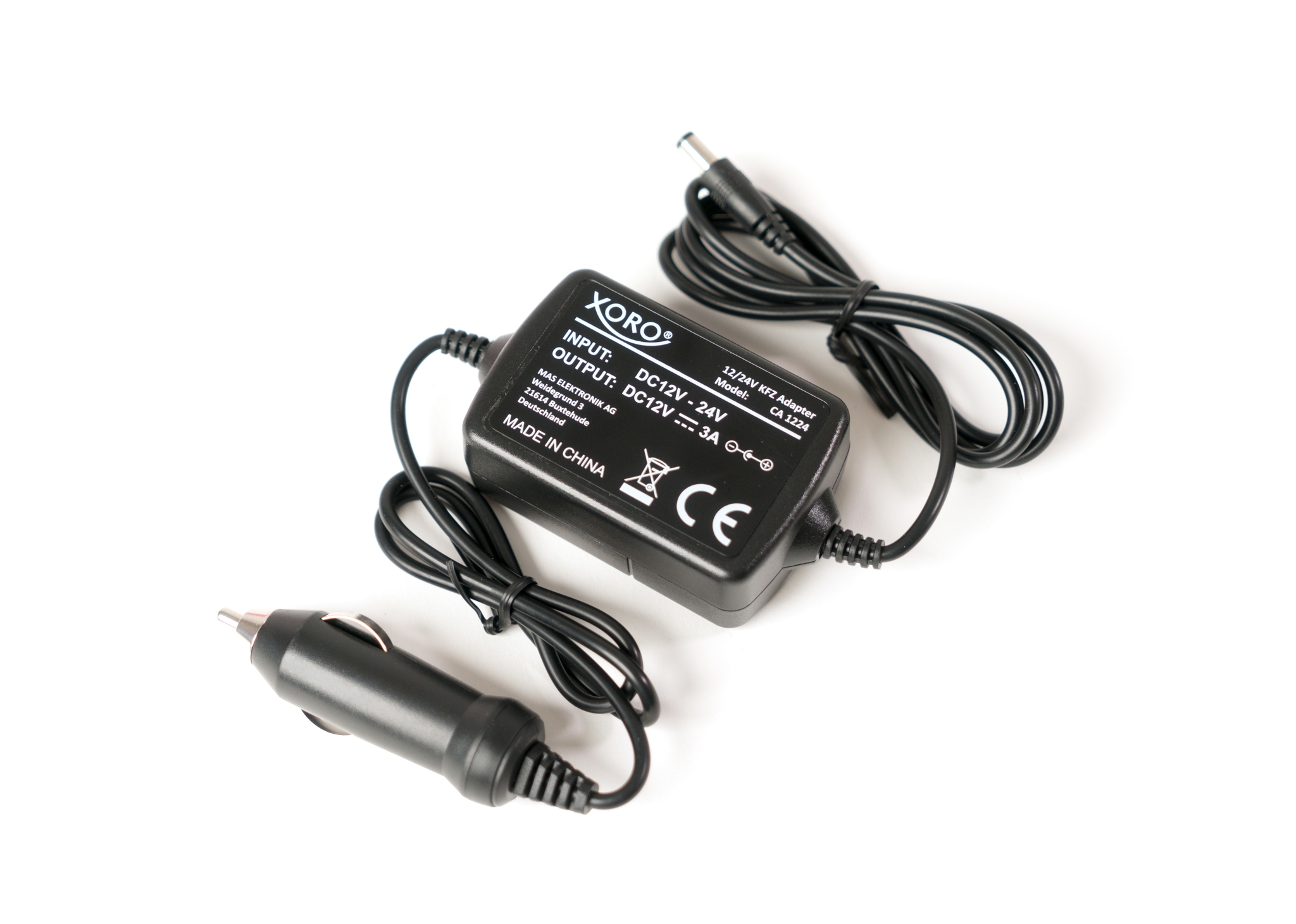 Xoro CA1224 adaptateur de puissance & onduleur Auto Noir