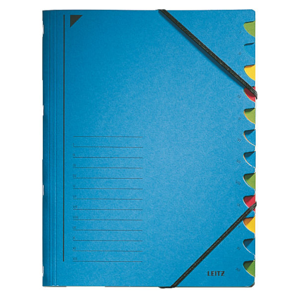 Esselte Leitz 39120035 - A4 - Karton - Blau - Gummiband - Blech - 247 mm