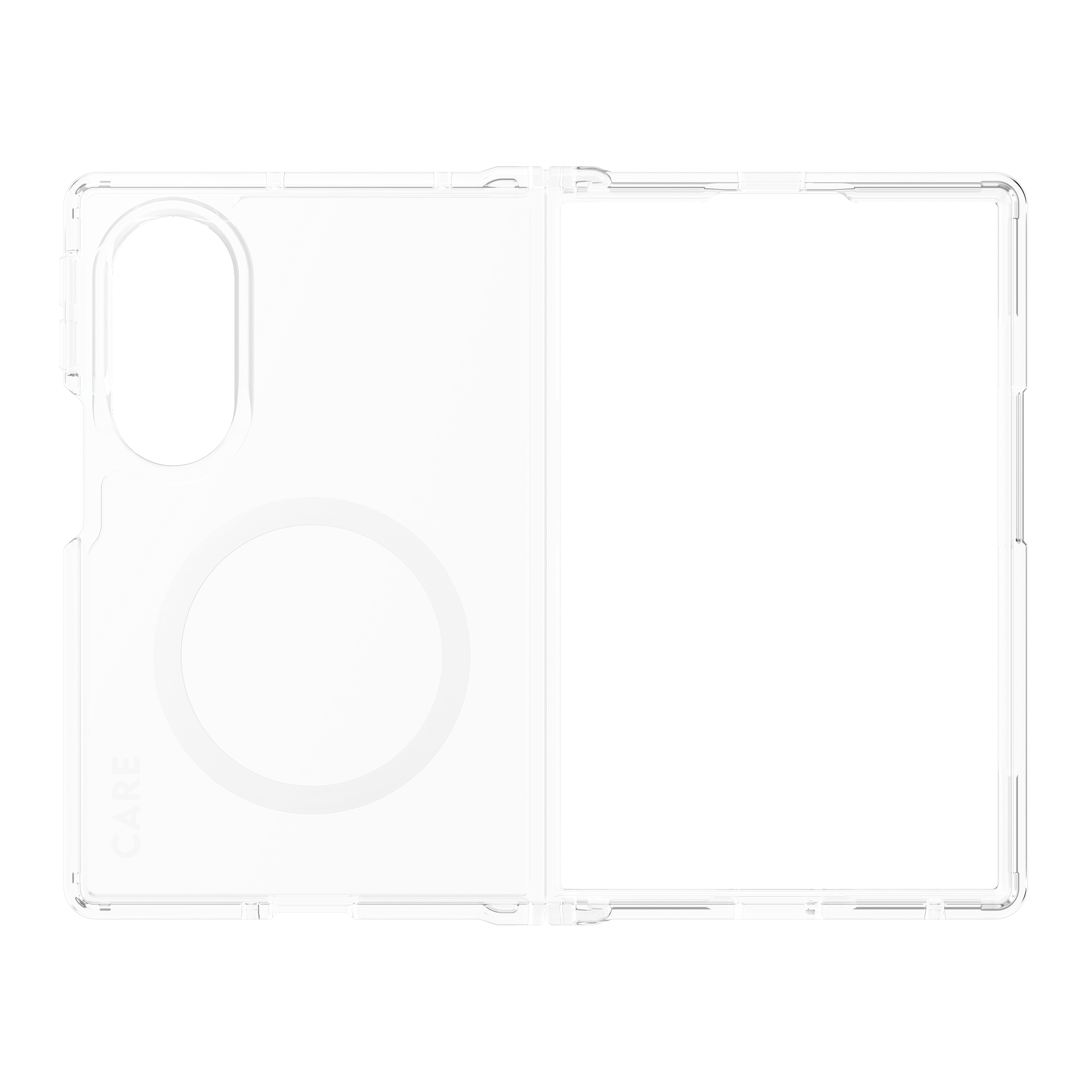 PanzerGlass CARE by � Urban Combat Case Transparent w. White Qi Samsung Fold8 funda para tel�fono m�vil Transparente