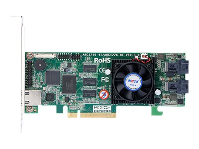 Areca ARC-1226-8I RAID controller PCI Express 3.0 12 Gbit/s
