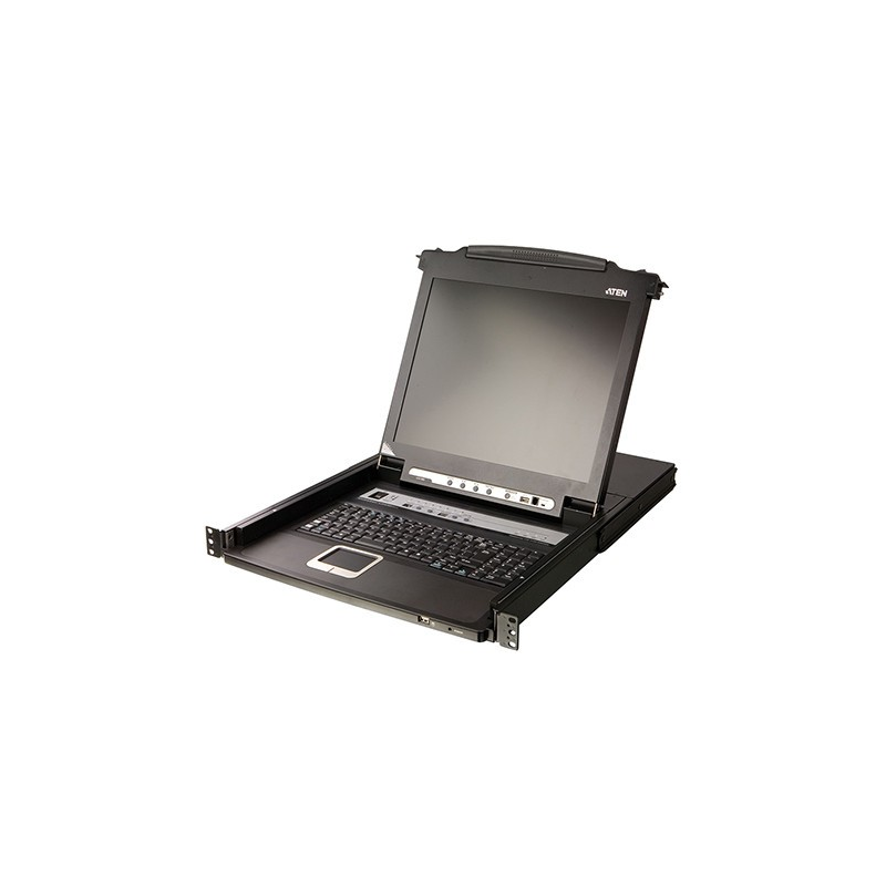 DSIT 17 KVM Konsole mit 8 x PS/2
