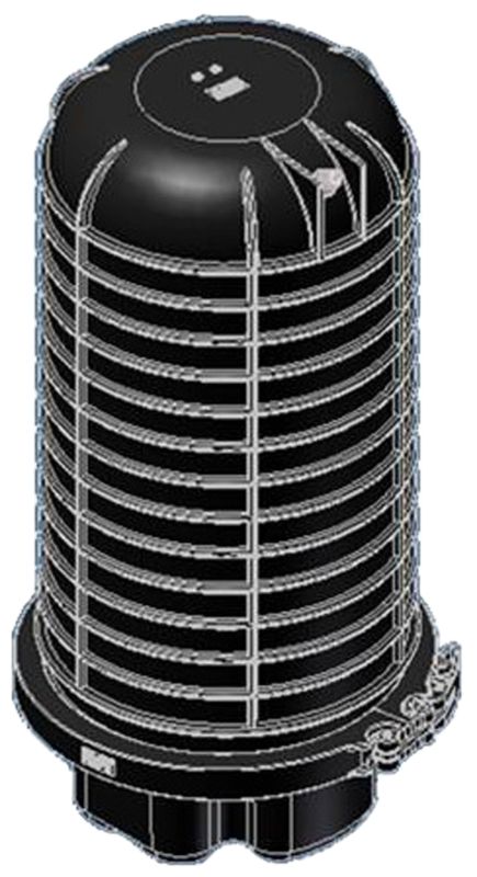 EFB Elektronik Dome Muffe flach 380mm hoch 290 x 150mm