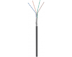 DSIT CAT6 S/FTP outdoor Netzwerkkabel auf Spule gewickelt flexibel Schwarz - CAT 6 - FTP