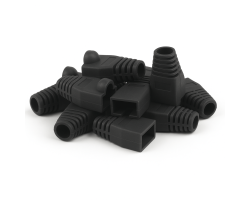 DSIT DANICOM RJ45 Tule Schwarz - 10 St�ck DC-RJ45-BOOT-BLACK-10PCE