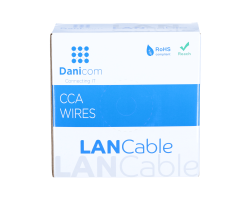 DSIT CAT6 S/FTP auf Spule gewickelt grau CCA DC-SFTP6CCA50-GRY - CAT 6 - SFTP