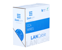DSIT CAT6 S/FTP auf Spule gewickelt grau CCA DC-SFTP6CCA50-GRY - CAT 6 - SFTP