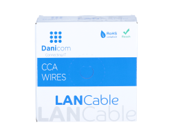 DSIT CAT6 S/FTP auf Spule gewickelt grau CCA DC-SFTP6CCA50S-GRY - CAT 6 - SFTP