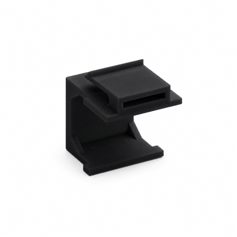 DSIT Keystone-Port-Abdeckungen, Satz von 4, schwarz