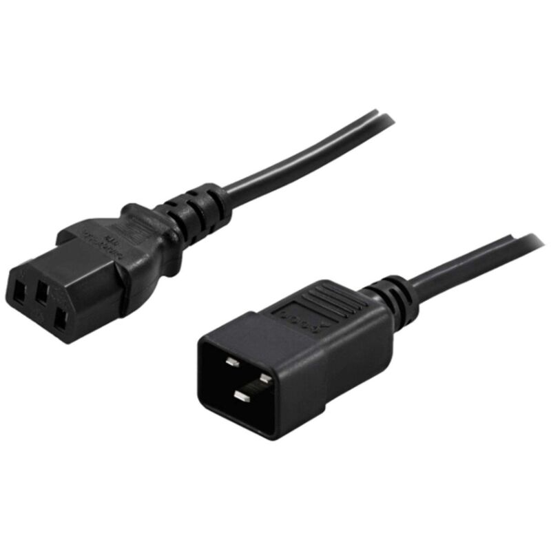 DSIT Verl�ngerungskabel C13 auf C20 Schwarz 1,8 Meter