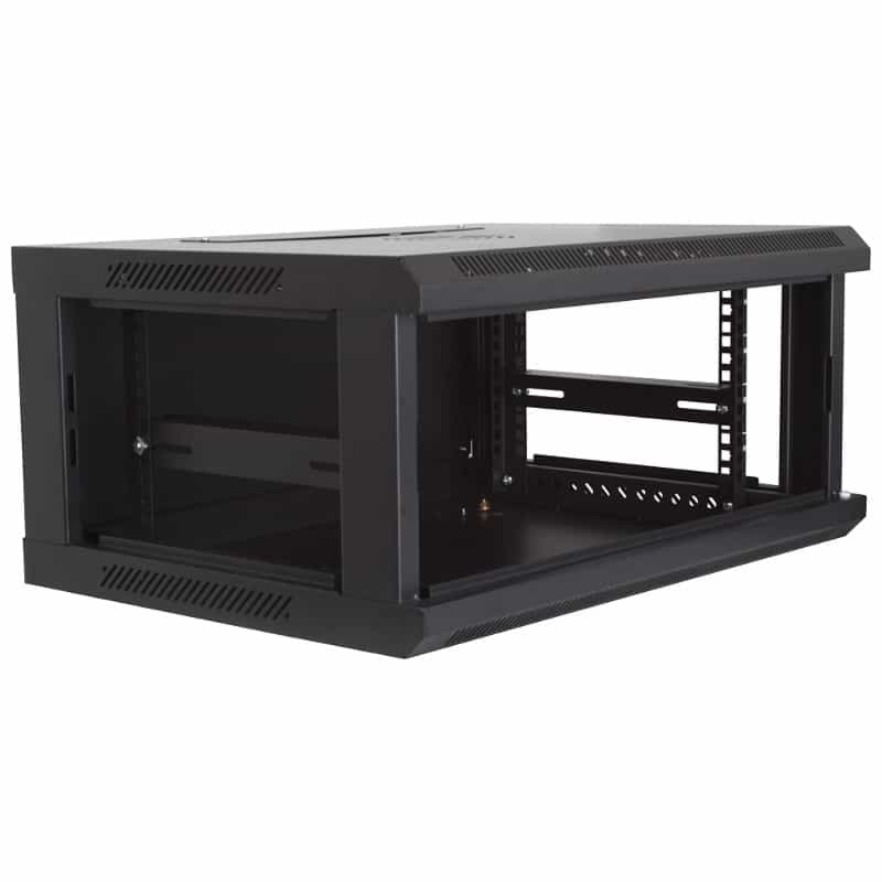 DSIT Serverschrank Wandgeh�use mit Glast�r BxTxH 600 x 450 280mm