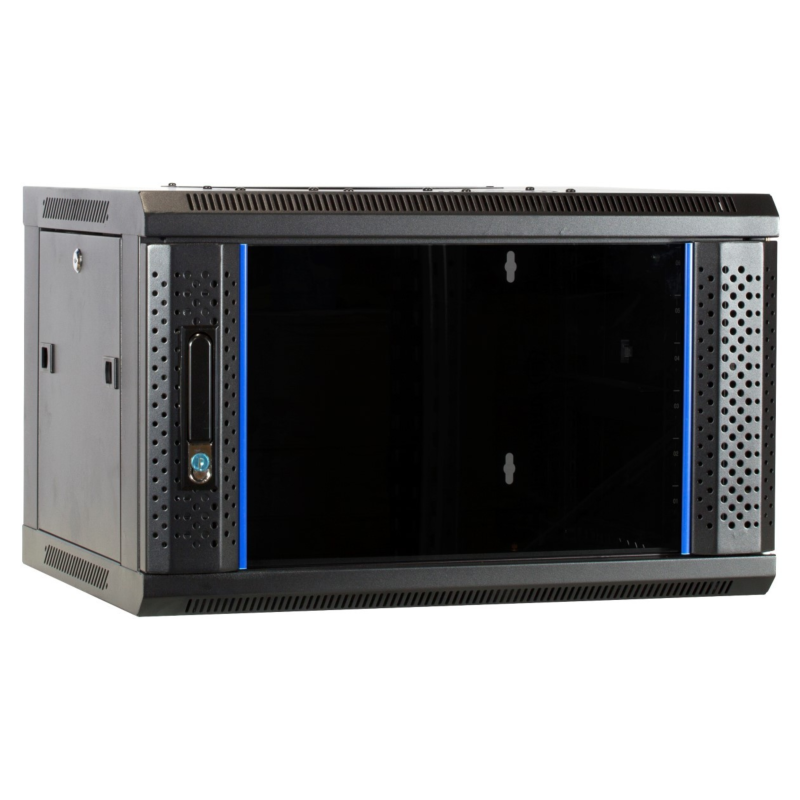DSIT Serverschrank Wandgeh�use mit Glast�r BxTxH 600 x 450 280mm