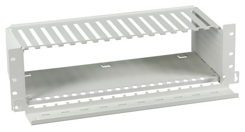 EFB Elektronik FTTH 19 1HE Tr�ger f�r 17x Moduleinsch�be,FTTH-MODUL-X inkl. Kabelf�hrung