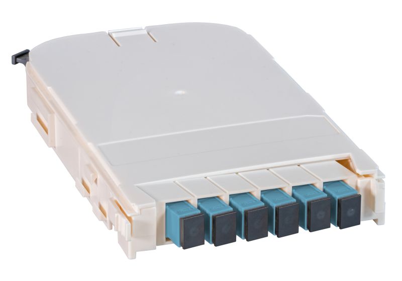 EFB Elektronik FTTH Moduleinschub f�r FTTH-BGT,,6 Port SC mit OM3 Keramik Kupplungen