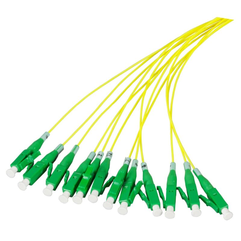 DSIT OS2 Glasfaser Pigtail gelb LC/APC - 12 St�ck