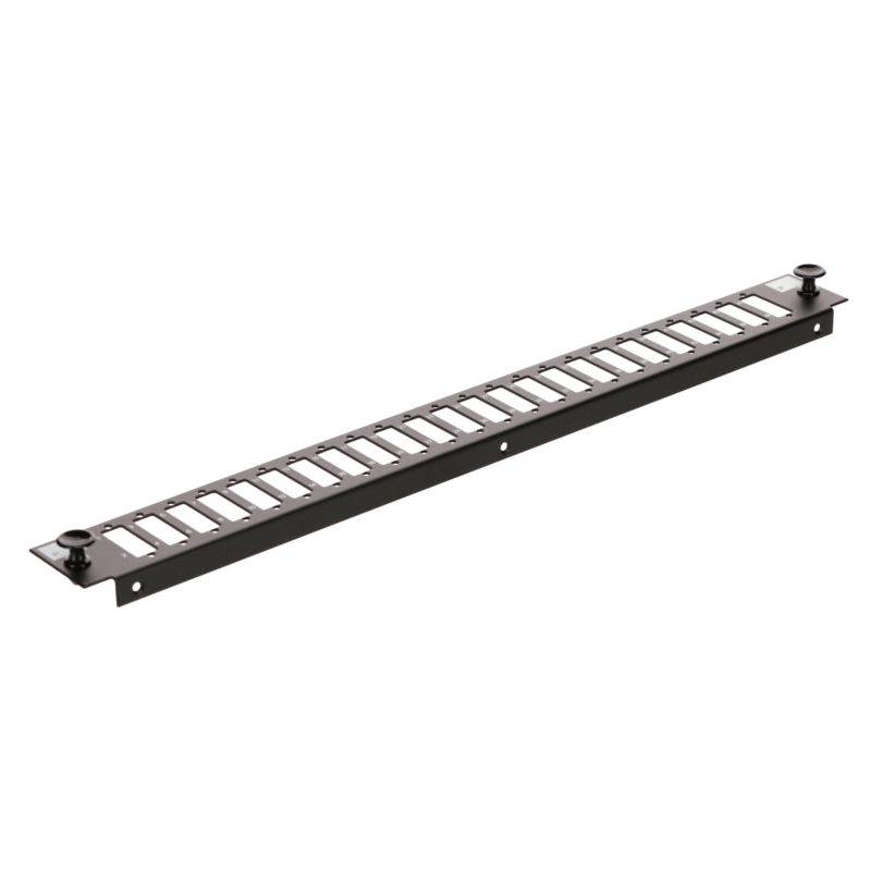DSIT Frontplatte LC/SC 24-Port schwarz Quad/Duplex, geeignet f�r universelle Glasfaserablage