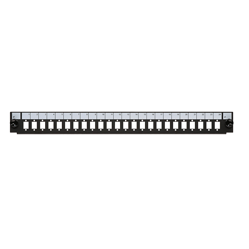 DSIT Frontplatte LC/SC/E2000 24-Port Simplex/Duplex, geeignet f�r universelle Glasfaserablage
