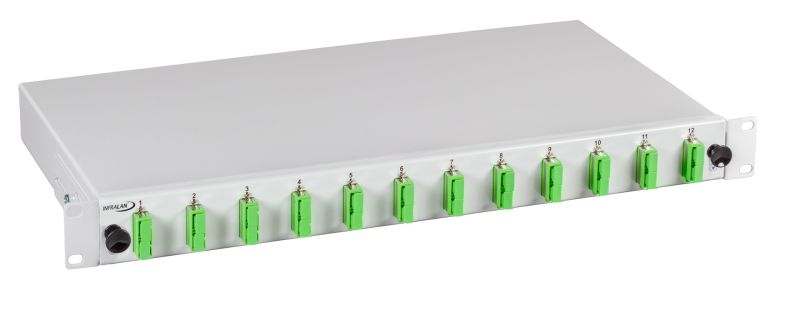 EFB Elektronik � Splei�box ausziehbar SC 24 Pigtails abgesetzt 12 Kupplungen OM3